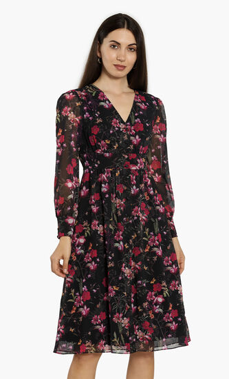 Adriela Fern Forest Midi Dress