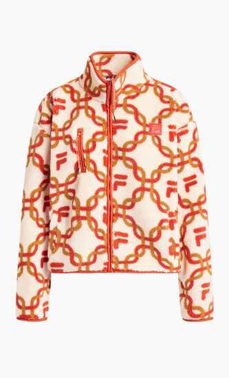 DAWN AOP PANELED ZIP THROUGH