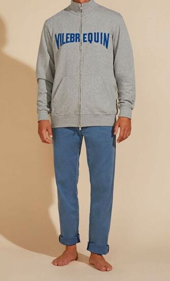 ROUX SWEAT CR24 FZ VBQ VELVET BLEU MARINE