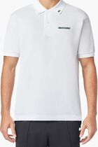 Embroidered Slogan Polo Shirt