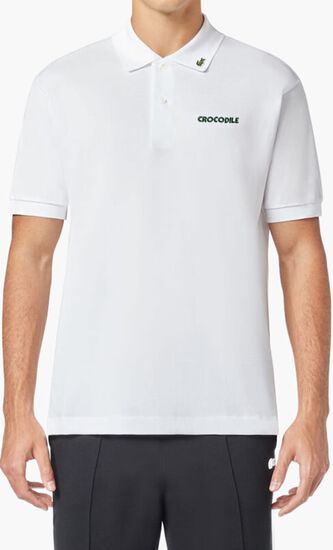 SHORT SLEEVED RIBBED COLLAR SHIRT