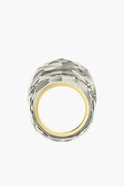 Nirvana Ring, Gray, Gold-Tone PVD
