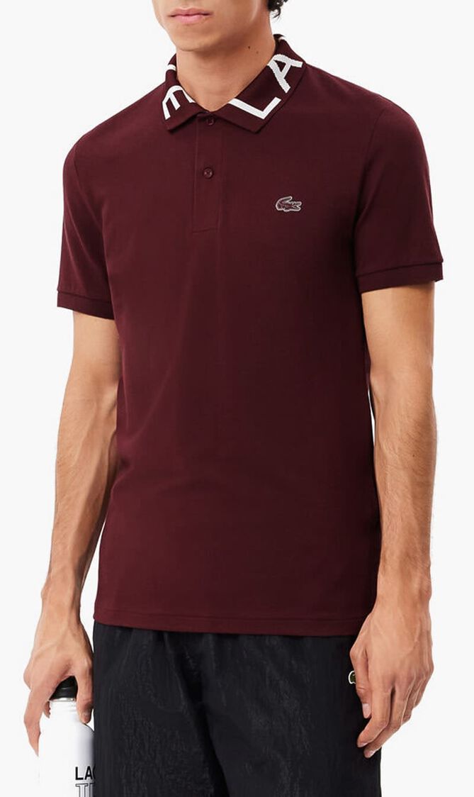Movement Jacquard Collar Polo