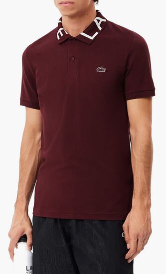 Movement Jacquard Collar Polo