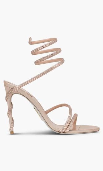 CANDICE - NUDE SATINSILK STRASS