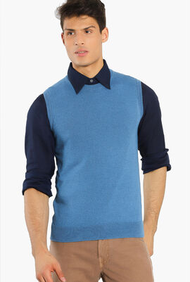 Solid Sweater Vest