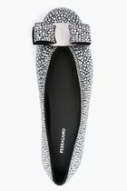 crystal-embellished ballet flat