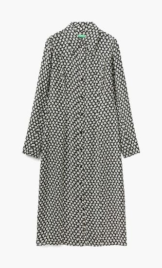 Printed Midi Dress