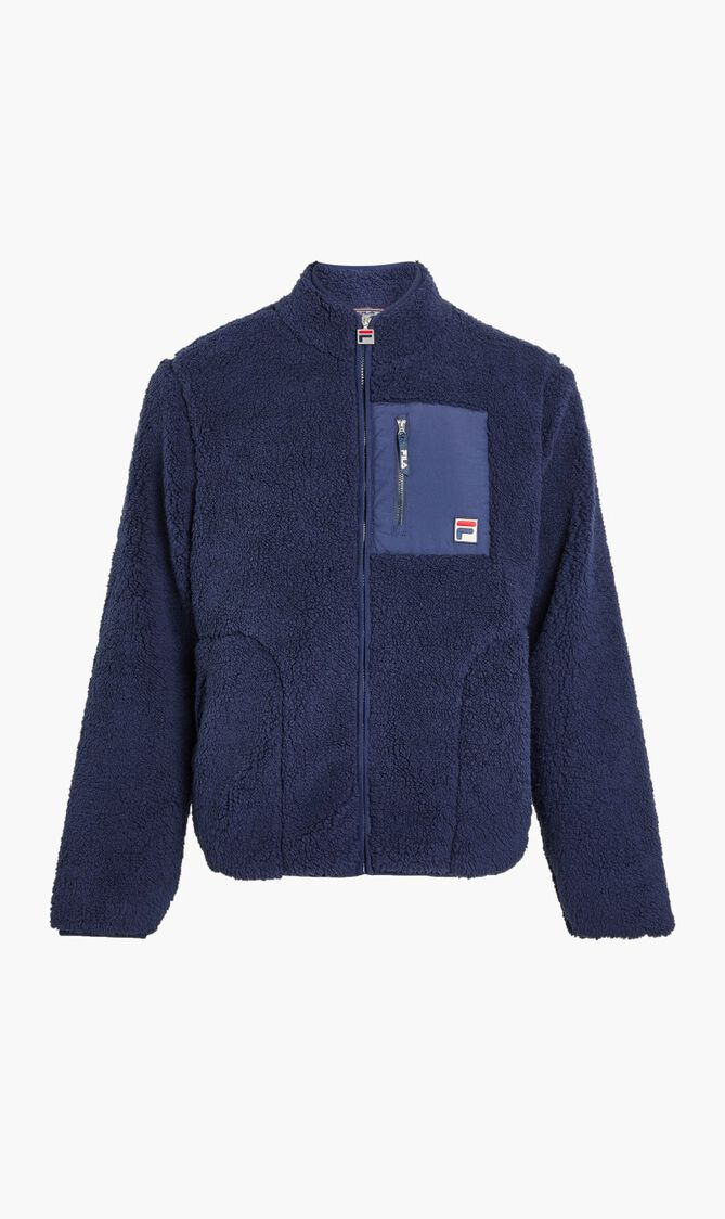 CORMAC TONAL ZIP THROUGH FLEECE JACKET