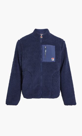 CORMAC TONAL ZIP THROUGH FLEECE JACKET
