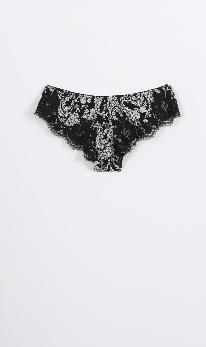 حمالة صدر بالكونيت بسلك سفلي ومزينة بنقشة زهور