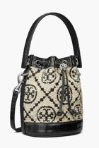 T Monogram Boucle Mini Bucket Bag