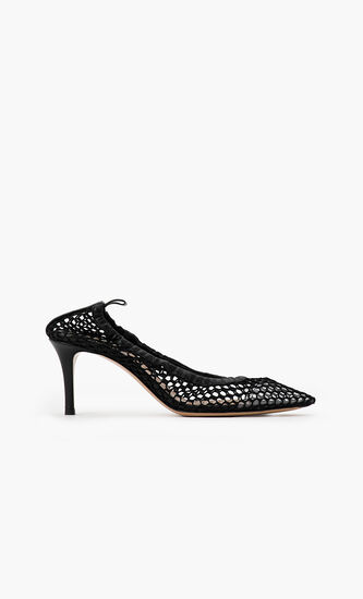 Alisia Fishnet Pumps