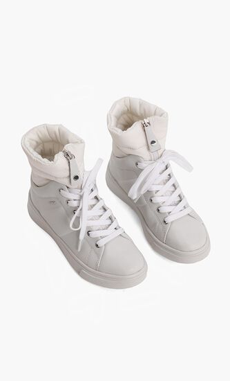 Breeda Suede Fringed High Top Sneakers