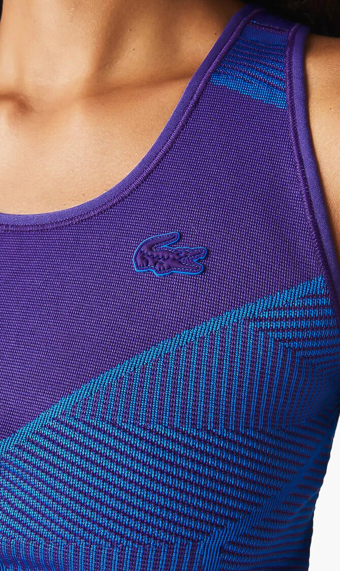 Contrast Striped Seamless Sports Bra