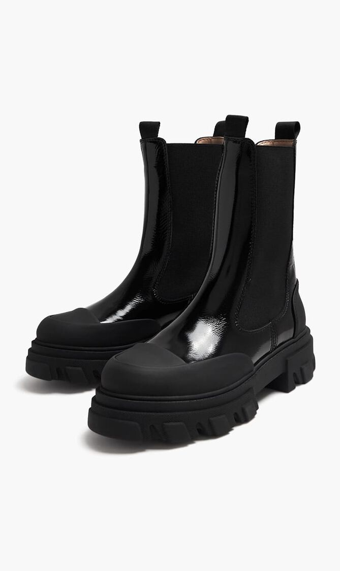 Cleated Mid Chelsea Boots