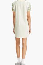 SILK FRONT T-SHIRT DRESS