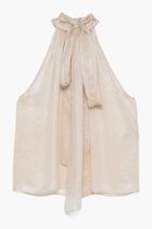 Blouse with Bow Collar