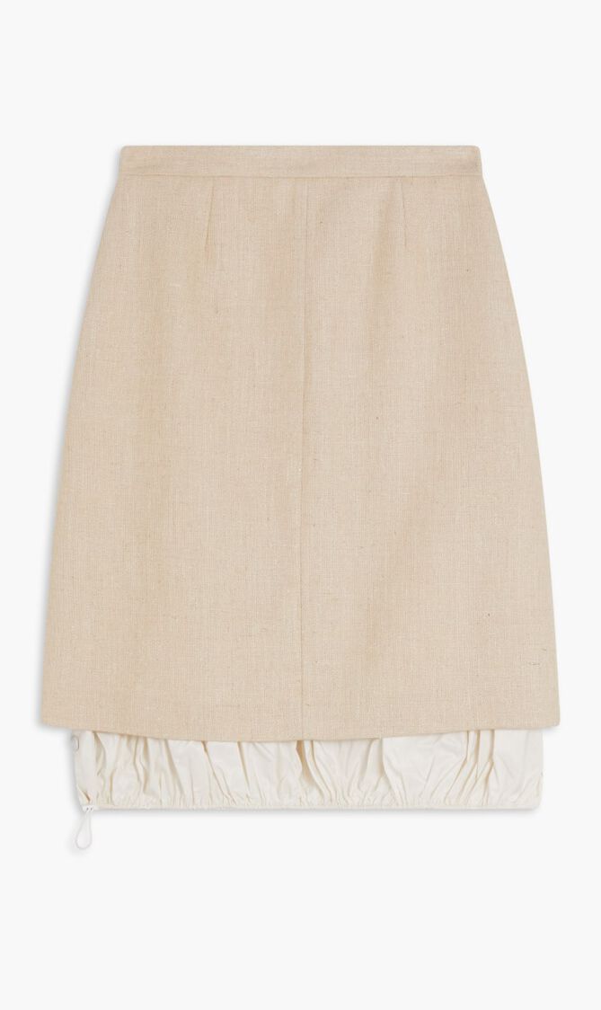 SILK LINEN SKIRT