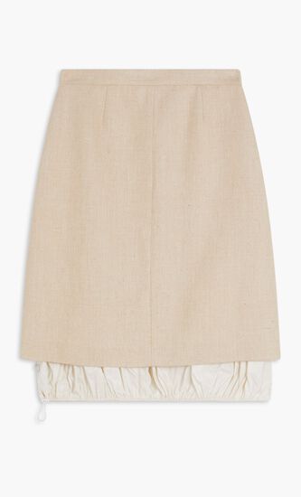 SILK LINEN SKIRT