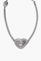 SJC MATRIX BRACELET HRT WOVEN WHI/RHS