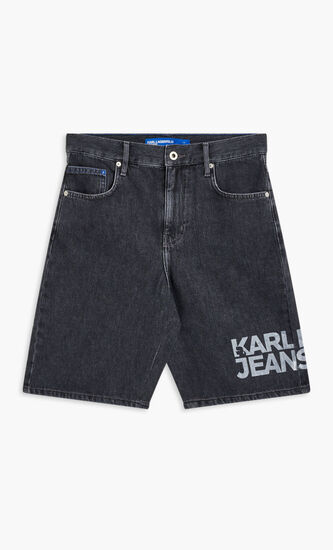 KLJ RELAXED SHORT LOGO DENIM