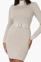4g Logo Sweater Mini Dress