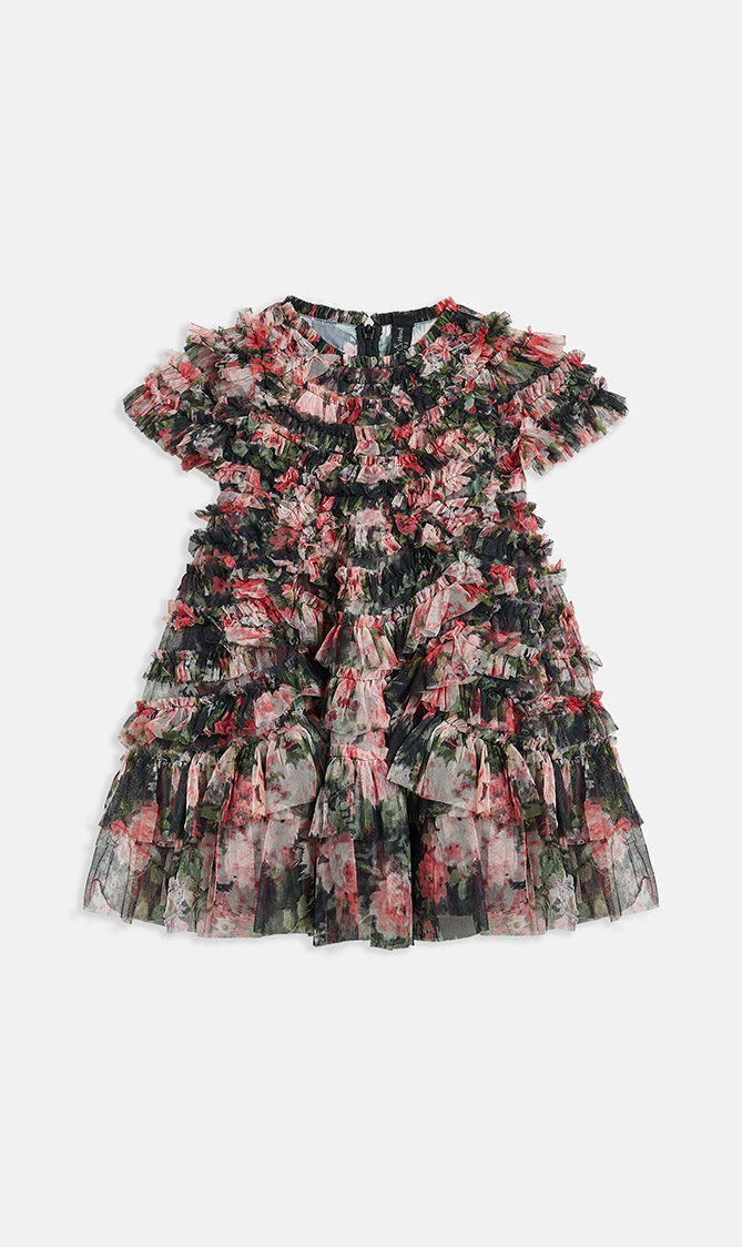 MIDNIGHT DANCE MARILLA RUFFLE KIDS DRESS