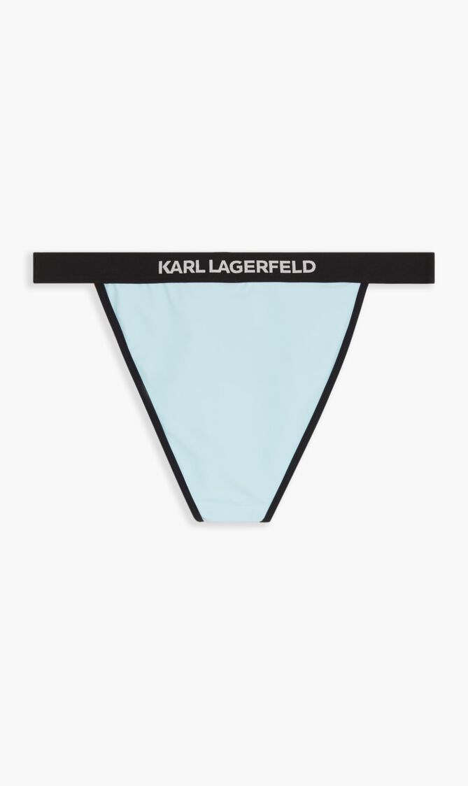 Bikini Bottoms With Logo Print