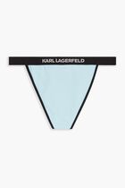 Bikini Bottoms With Logo Print