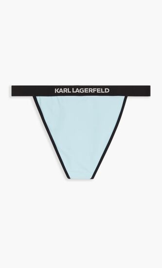 Bikini Bottoms With Logo Print