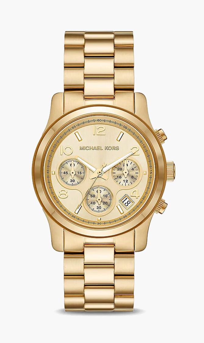 Runway Gold Stainless Steel Watch