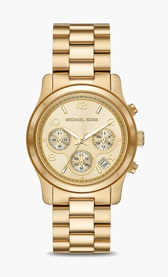 Runway Gold Stainless Steel Watch