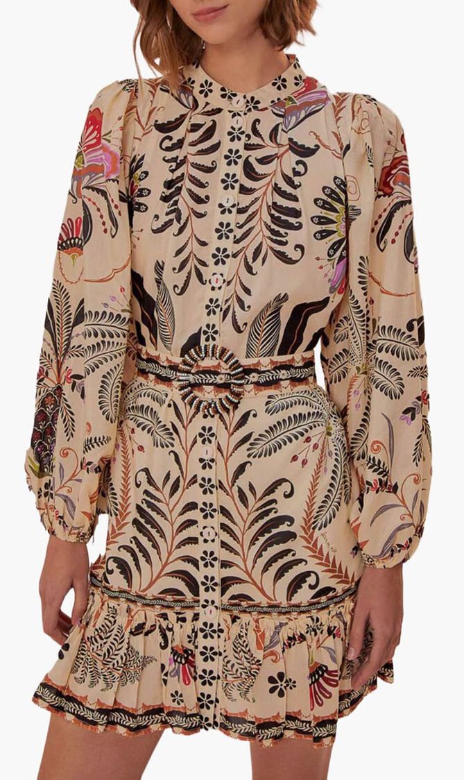 Classic Nature Sand Mini Dress