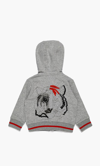 Embroidered Tiger Hoodie