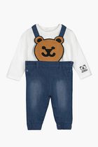 Set Ls T-Shirt+Str Denim Rompe