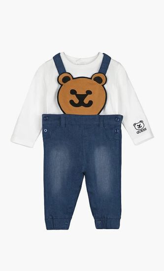 Set Ls T-Shirt+Str Denim Rompe