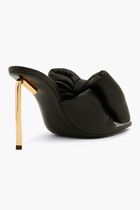 WOOL BOW HIGH GOLD ALLEN MULE BLACK GOLD