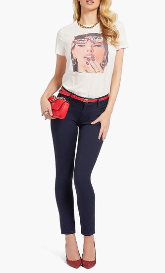 Skinny Fit Denim Pants