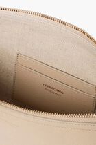 Logo Detail Calfskin Tote Bag