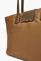 K/Signature Nylon Medium Tote Handbag