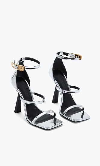 Fendace Embellished Satin Heels