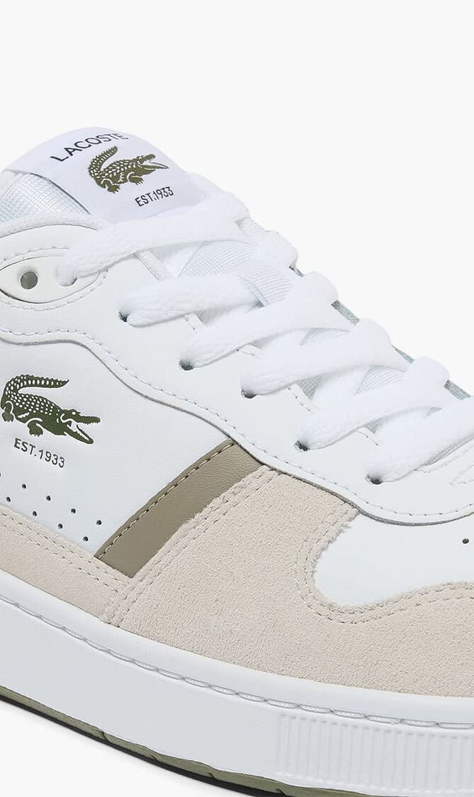 T-clip Set Leather Sneakers