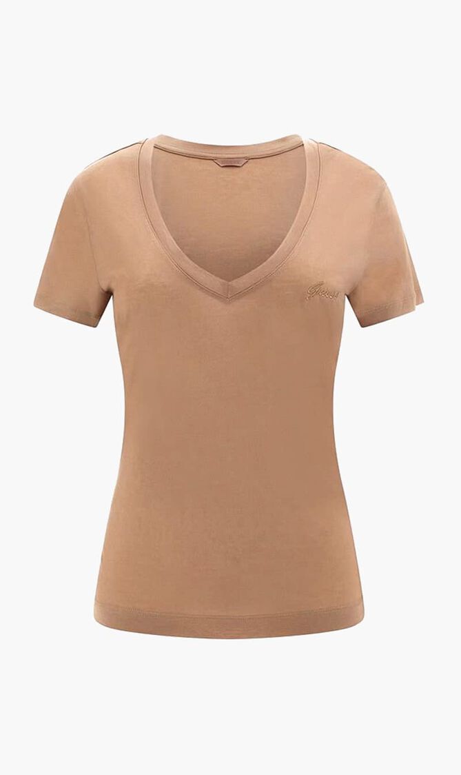 Logo Chest V Neck T-Shirt