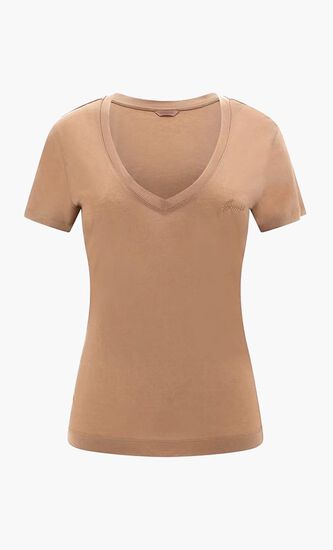 Logo Chest V Neck T-Shirt