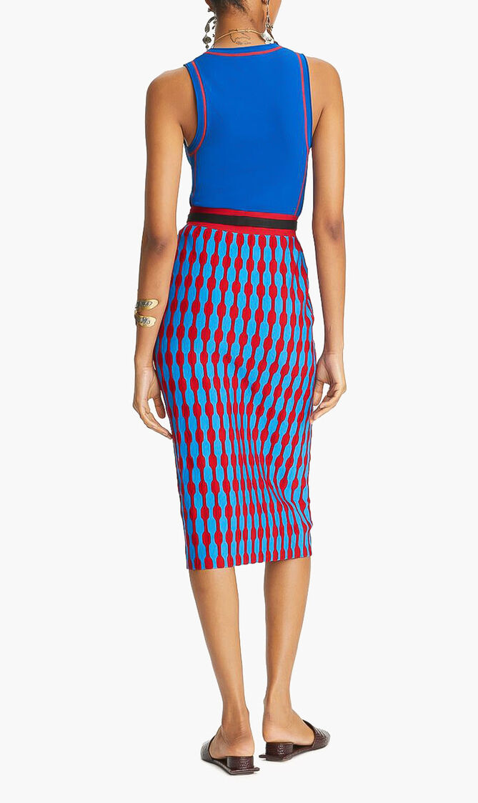 Viscose Cropped Knit Tank Top