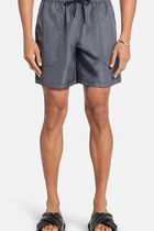 SWIM SHORTS TEX NYLON REVERSIBLE BAROCCO + TEX SOLID