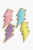 FOUR LIGHTNING BOLTS PATCH PACK