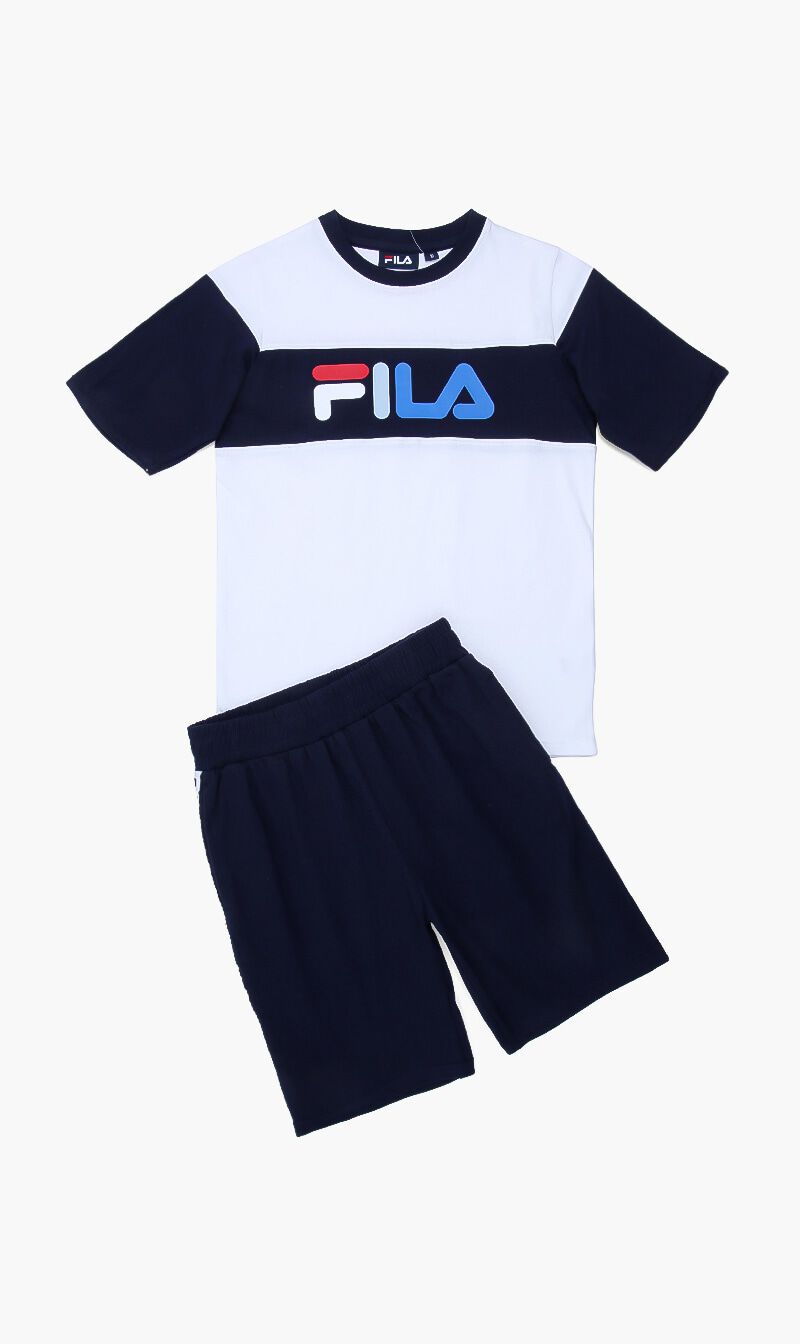 Buy FILA Bale Solid Tee Shorts Set for AED 75.00 The Deal Outlet