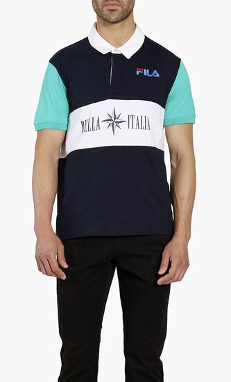 Colourblock Polo Shirt